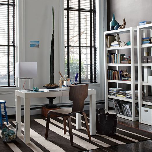 Parsons Desk White Schwartz Pinterest And Parsons Desk With Drawers White West Elm 48 W X 24 D 30 H Lacquered Engineered Wood Finish