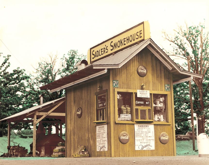 The Original Sadler S Smokehouse A Car Hop Serving True Texas Barbeque Smokehouse Texas Barbeque House Styles