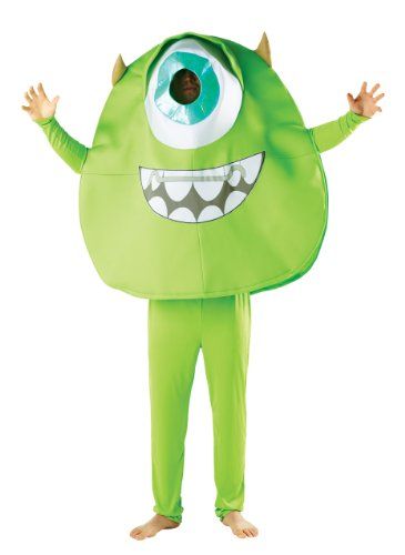 Amazon Com Adults Standard 38 42 Disney Pixar Monsters Inc Mike Fancy Dress Monsters Inc Halloween Costumes Monster Inc Costumes Monsters University Costumes