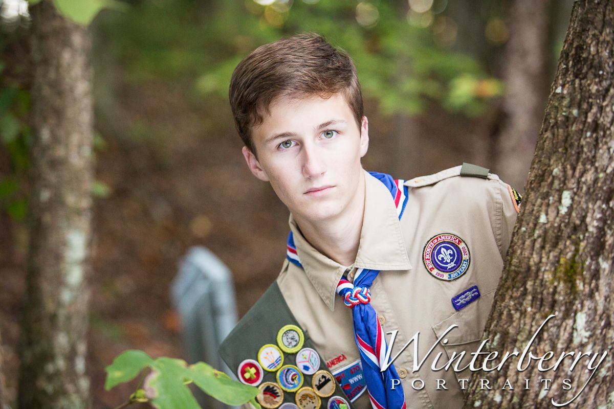 Attaining His Eagle Scout Rank Senior Portraits Senior Pictures Poses Senior Portraits Picture Poses