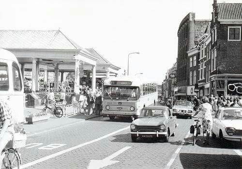 Leiden Vismarkt The Netherlands Jaren 60 Nederland Stad Steden