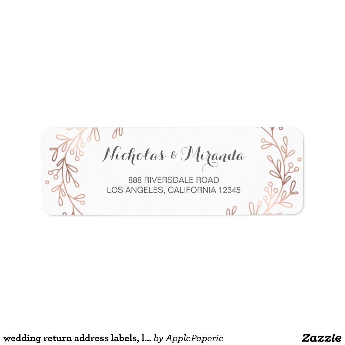 return address labels wedding juve cenitdelacabrera co