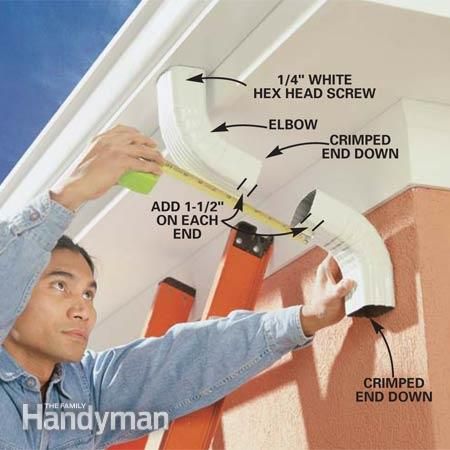 Gutter Replacement: How to Install Gutters #familyhandymanstuff