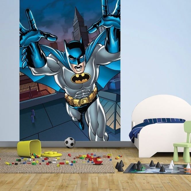 NEW 1 WALL WALLPAPER MURAL SUPERMAN BATMAN JUSTICE LEAGUE COMIC 1.58M X 2.32M