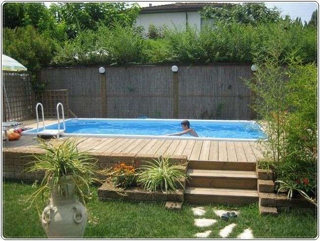Arredare un giardino con piscina semplice giardino con piscina ... Giardini con piscina foto