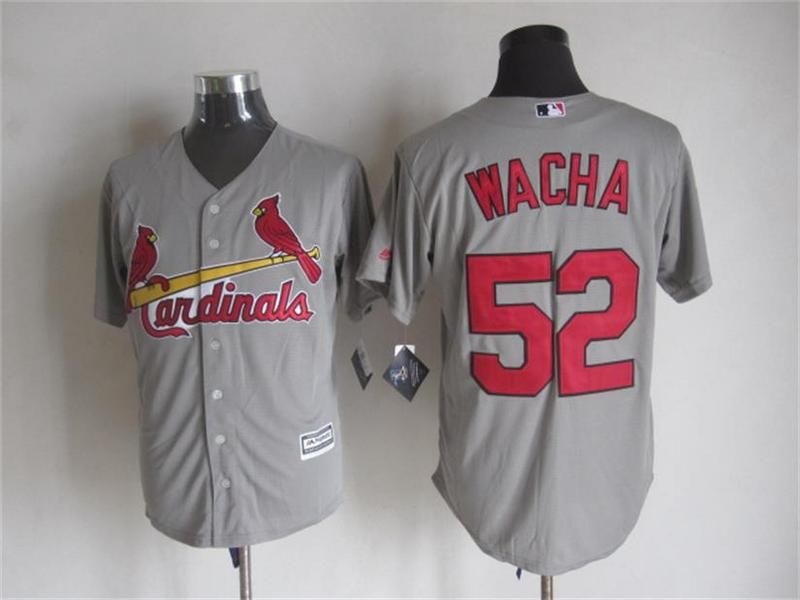 Men's St. Louis Cardinals #52 Michael Wacha White Pullover Cool Base Baseball Jersey Men's St. Louis Cardinals #52 Michael Wacha White Pullover Cool Base Baseball Jersey