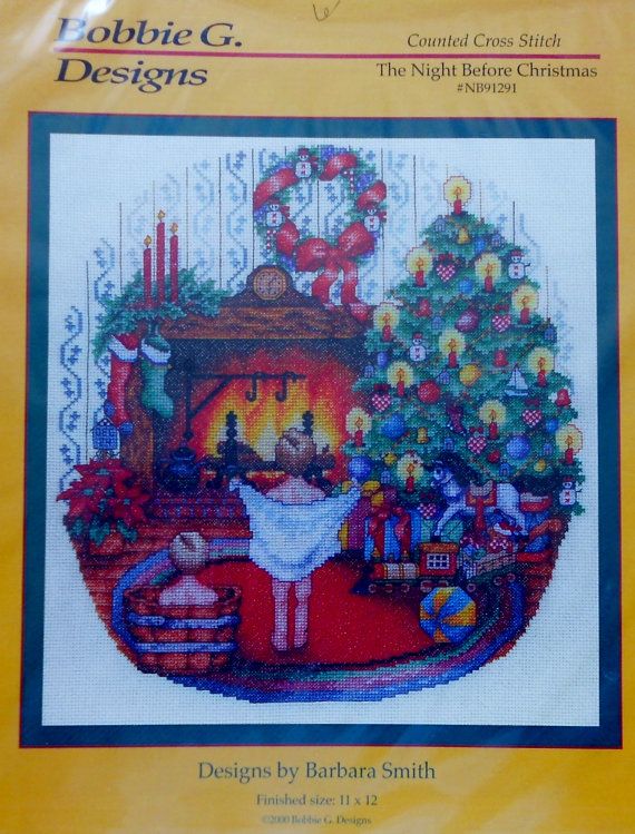 75%OFF Barbara Smith The NIGHT BEFORE Christmas By Bobbie G. | Etsy