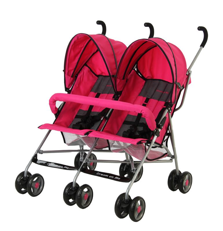 Twin Stroller In Pink 447p Twin Strollers Umbrella Stroller Stroller