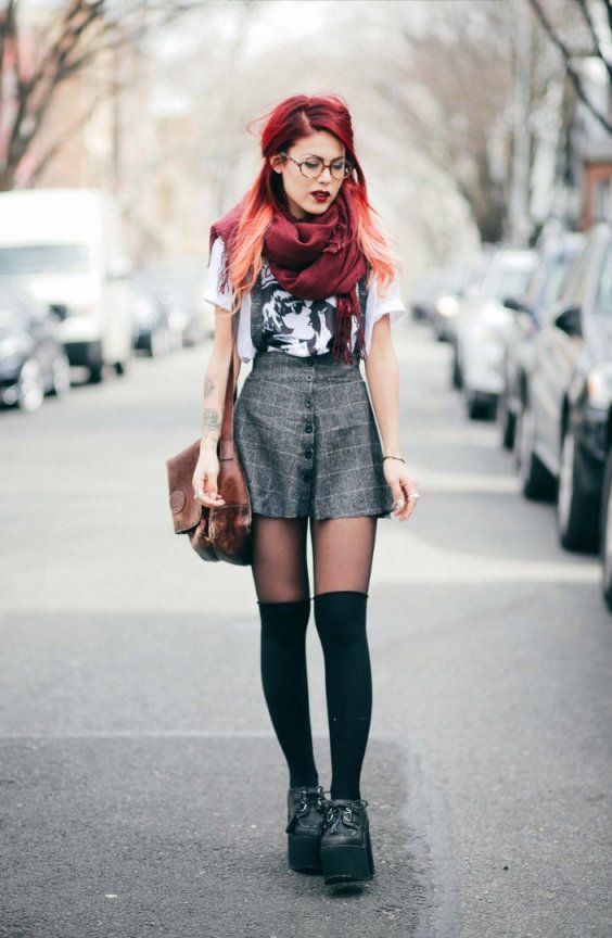 Such a sweet girly hipster outfit