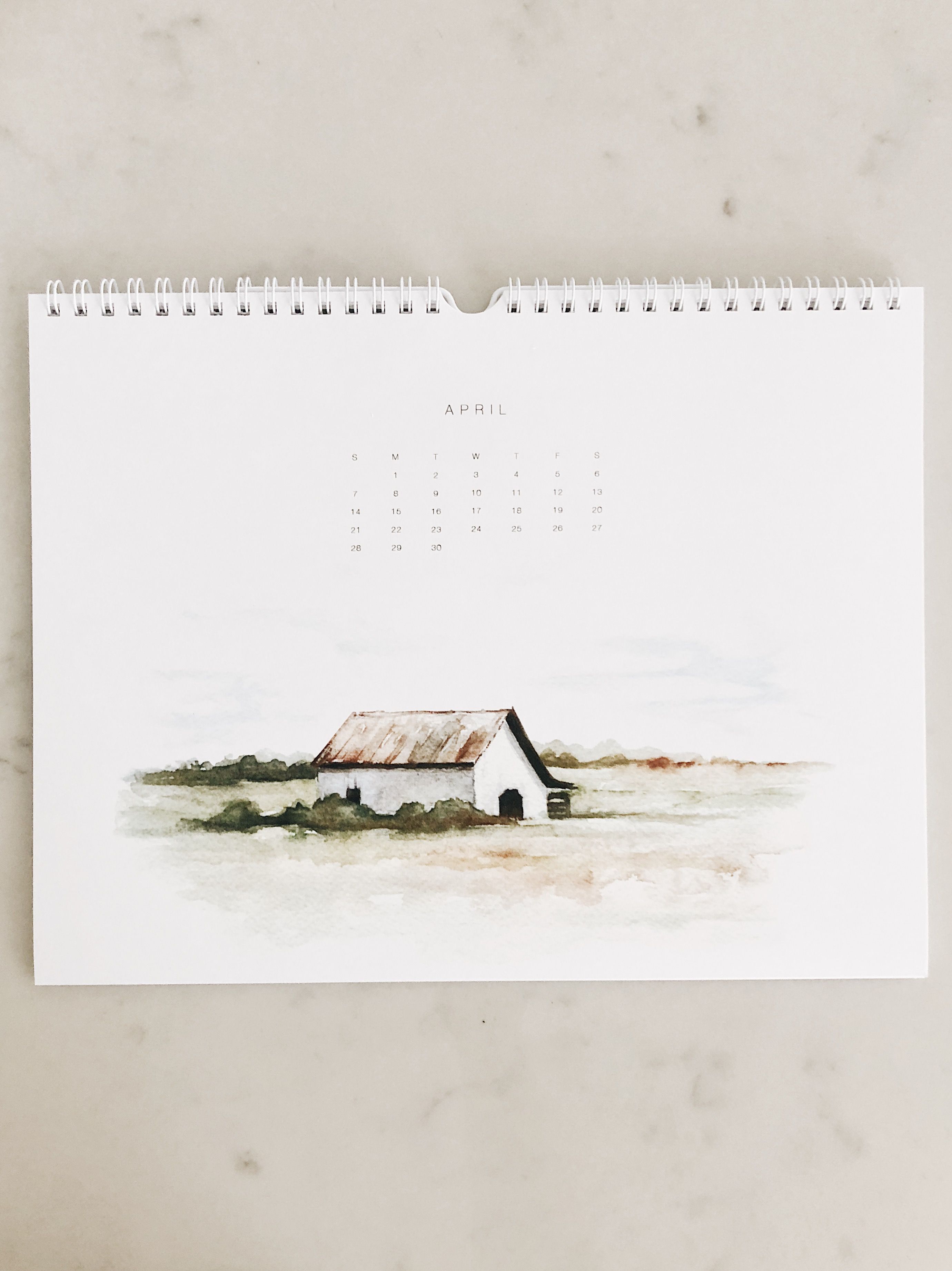 Open Spaces Wall Calendar 2020 Wall Calendar Hand Illustration Open Spaces Wall Calendar 2020 Wall Calendar Hand Illustration