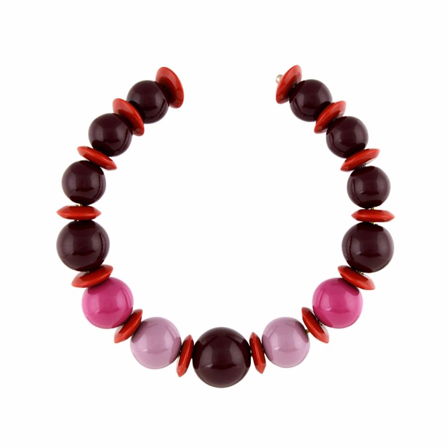 gargantilha candy coral lool gargantilha candy coral da marca lool