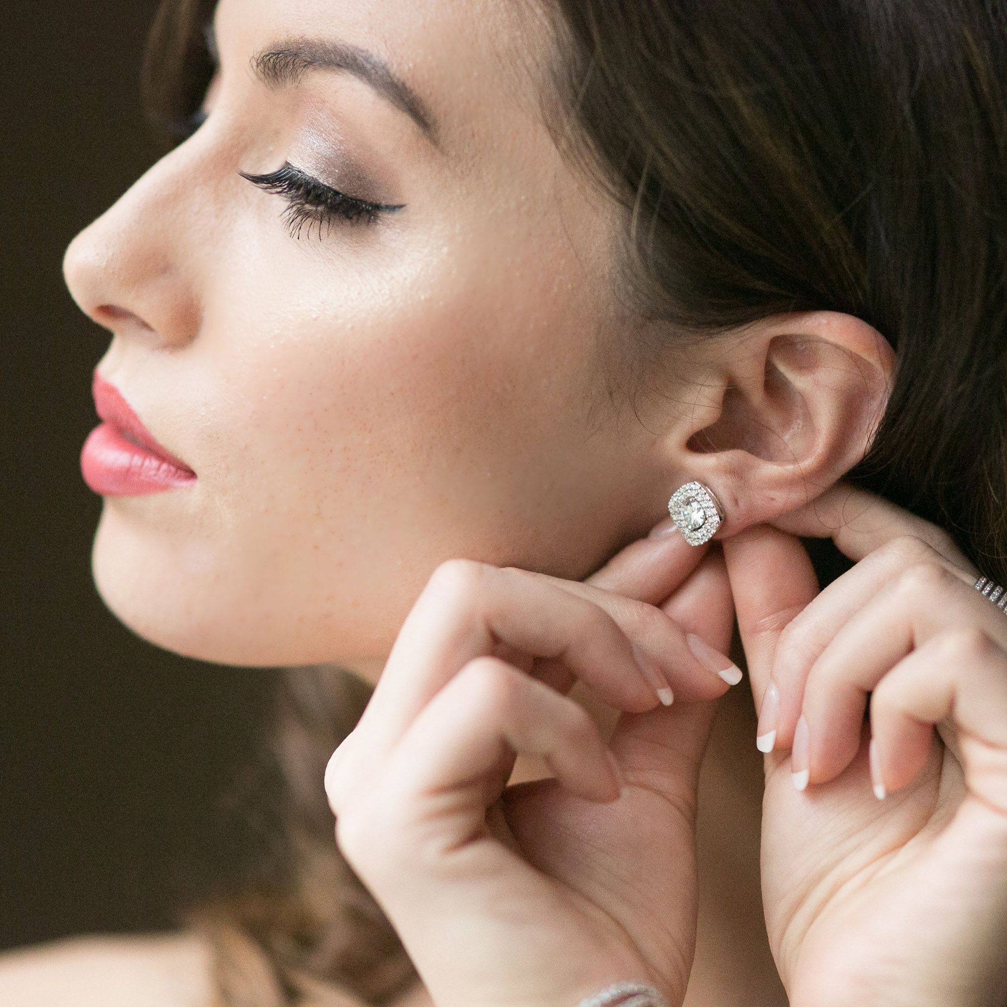 Heavenly Double Halo Earring Jackets | Halo earrings, Earrings, Diamond