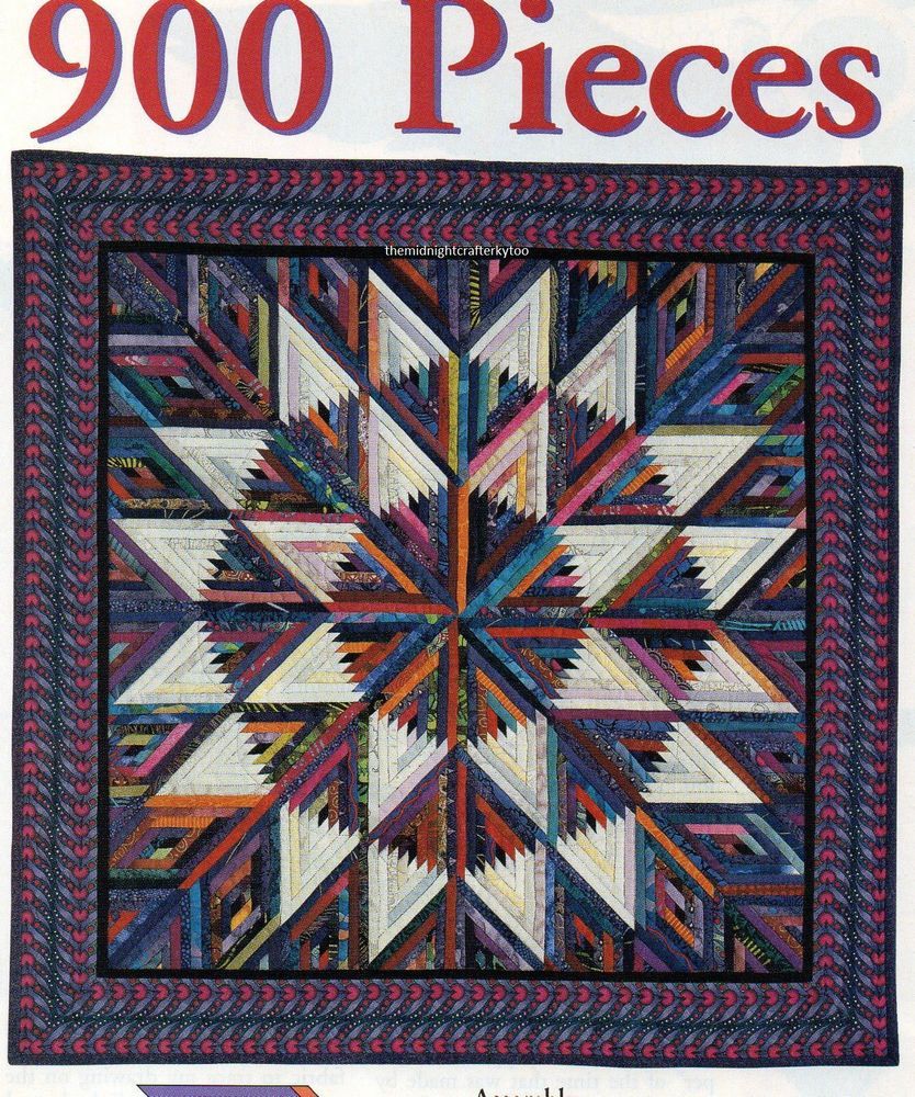 Pineapple Slices Foundation Paper Pieced Quilt Pattern from Magazine