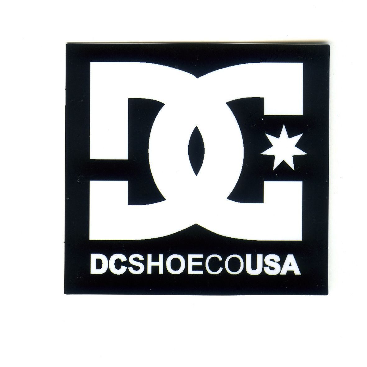 #1462 DC Shoes Logo , Width 8 cm decal sticker - DecalStar.com