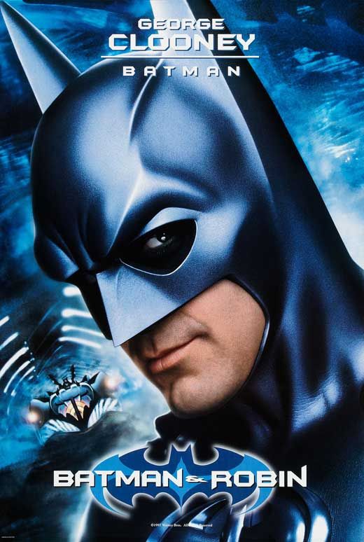 Batman Clooney Robin and Batgirl Awesome Poster