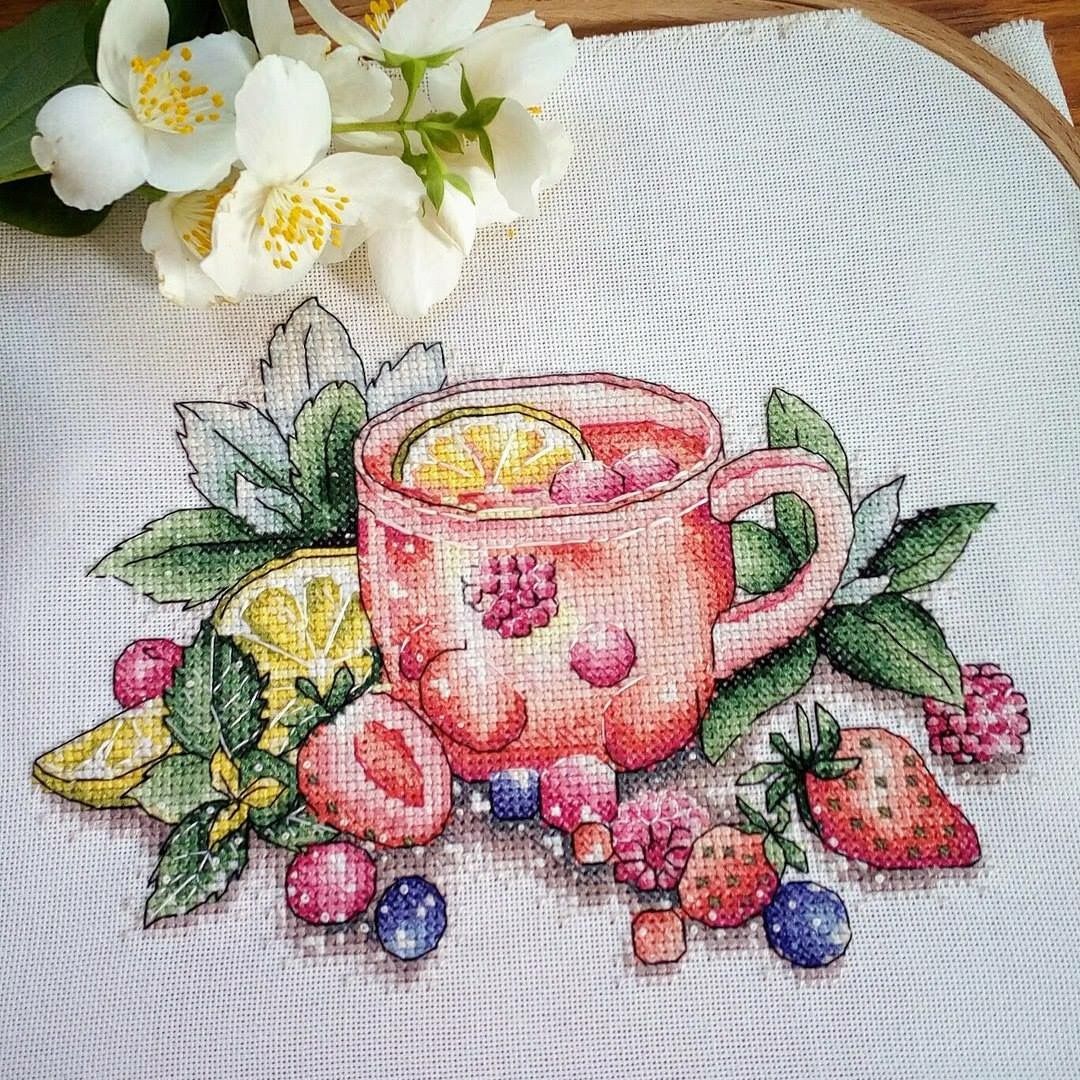 Cross Stitch Kit Breakfast time M-088