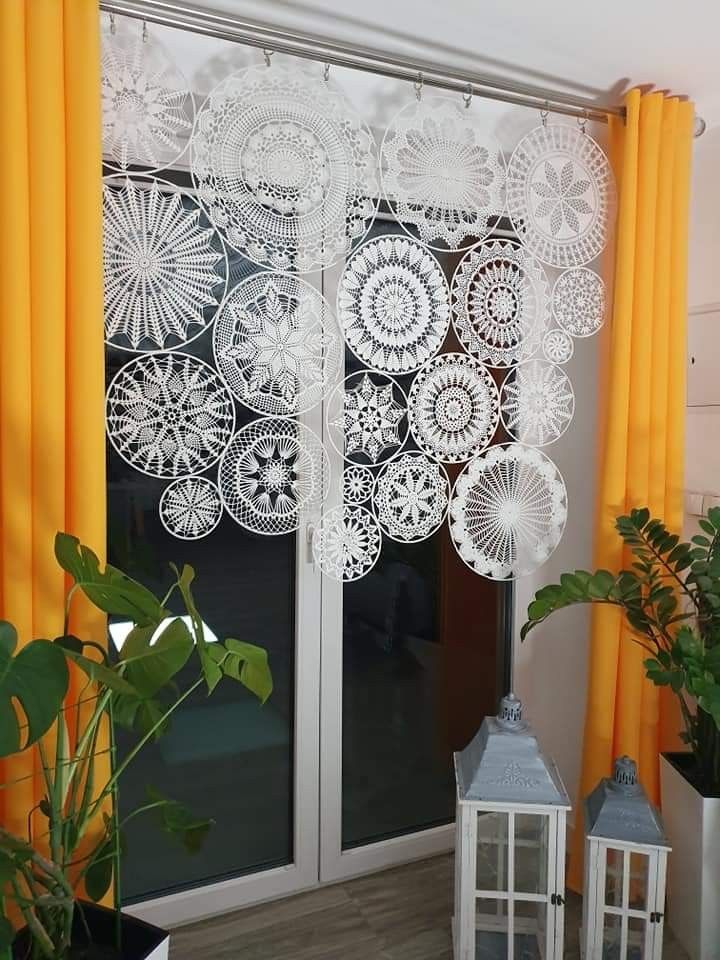 Pin by marzanna on Do domu | Doilies crafts, Decor, Curtains