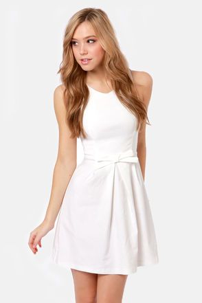 Hot Off the Precious Ivory Dress | Little white dresses, White dress ...