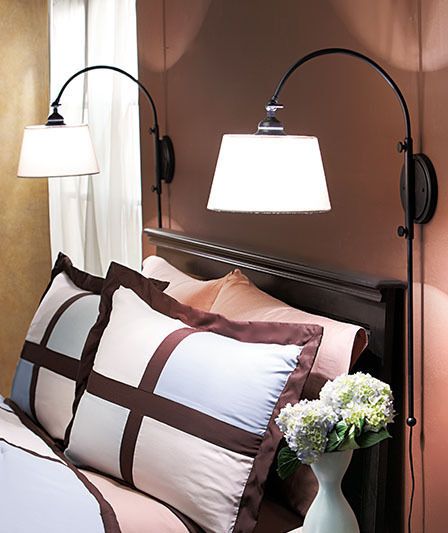 Over The Bed Reading Lamps