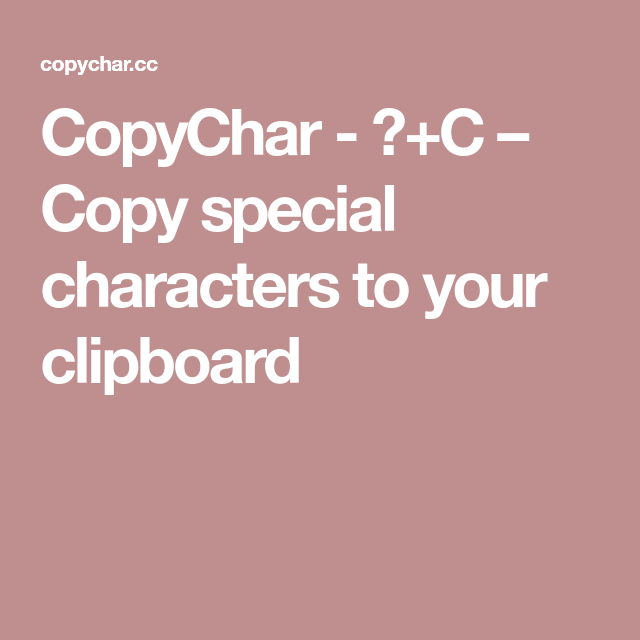 clipboard master special characters clipboard master special characters
