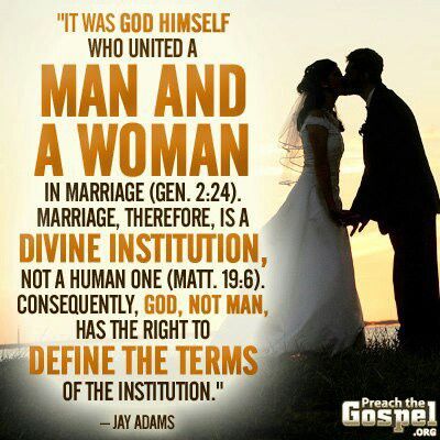 It Was God Himself Who United A Man And A Woman In Marriage Genesis - 400x400 - jpeg God And Marriage