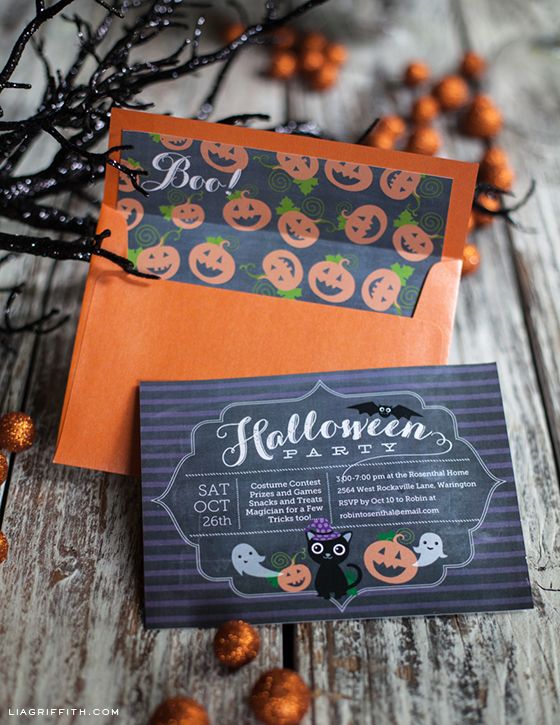 printable halloween party invitation free printables pinterest