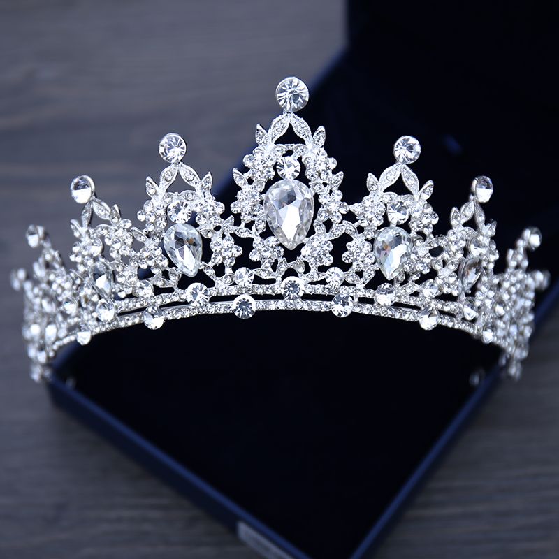 Details about Women Tiara Trendy Fashion Hairwear Crystal Round Silver for Wedding Pageant Details about Women Tiara Trendy Fashion Hairwear Crystal Round Silver for Wedding Pageant