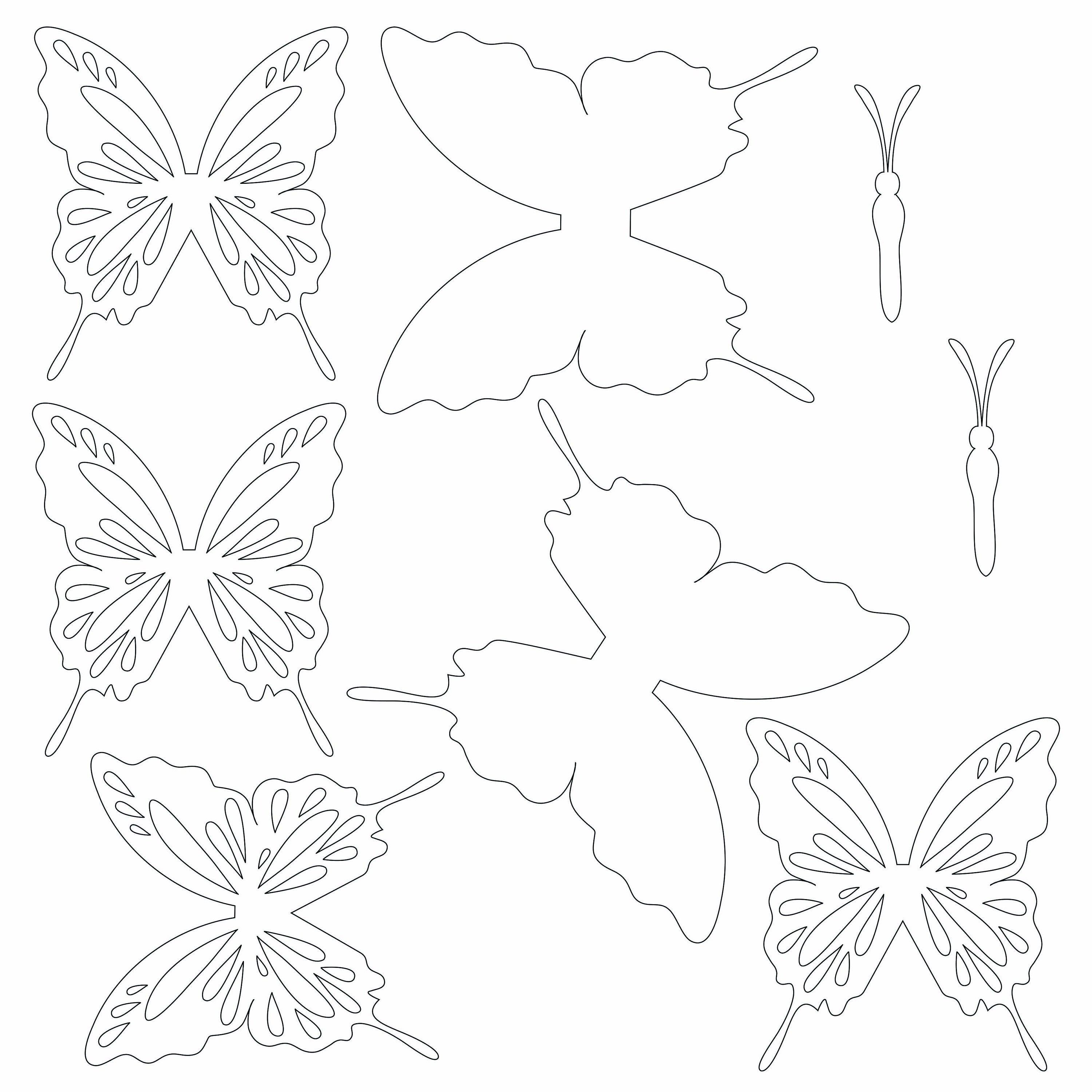 Download 3-D Butterfly .SVG File Digital Download - Assembly ...