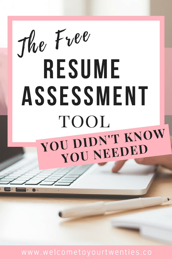 the free online resume assessment tool you didnt know you needed online resume tool
