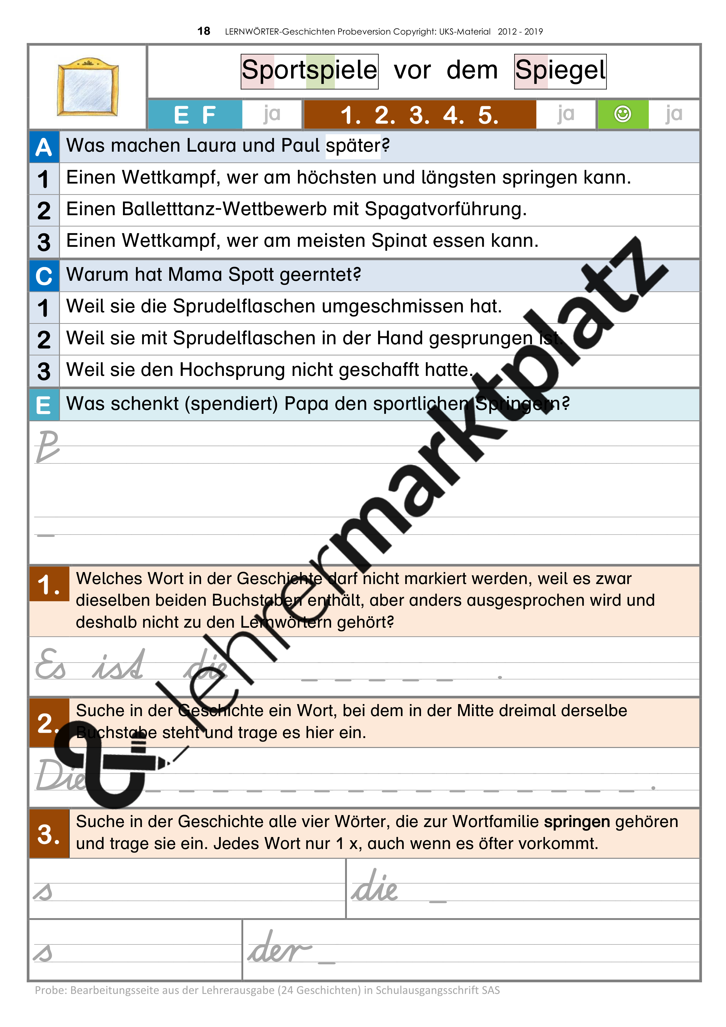 Kennenlernen deutsche rechtschreibung