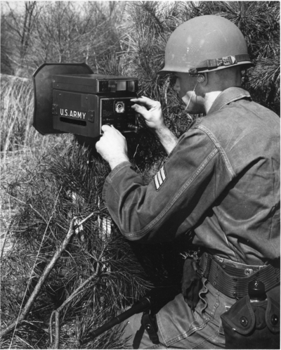 An Pps 6 Ground Surveillance Radar Supplemented The Pps 4 Set And Was Used In The Vietnam War Detection Range Was Simi Cold War Military Vietnam War Vietnam