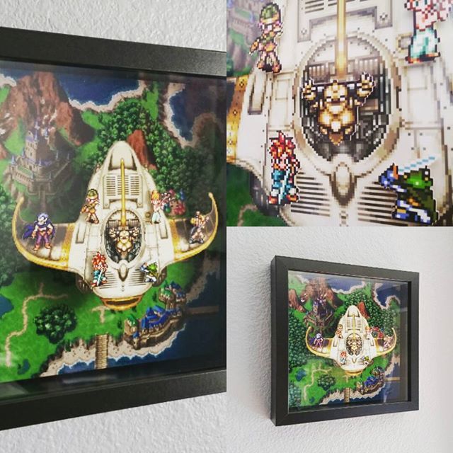 Chrono Trigger Epoch Flight Shadowbox Chrono Trigger The Game