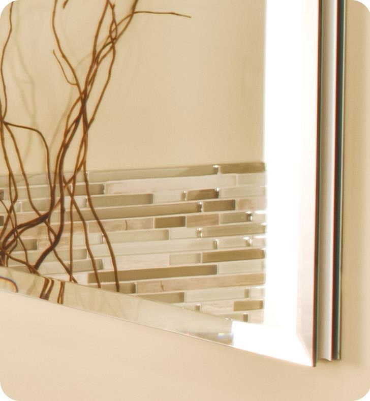 GlassCrafters 16″ x 36″ Beveled Mirrored Medicine Cabinet -…