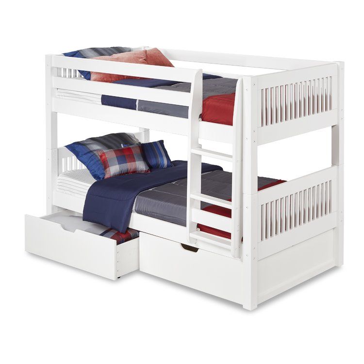 G Full Over Full Bunk Bed With Drawers Bunk Beds With Storage Bunk Beds With Drawers Bunk Beds For Girls Room