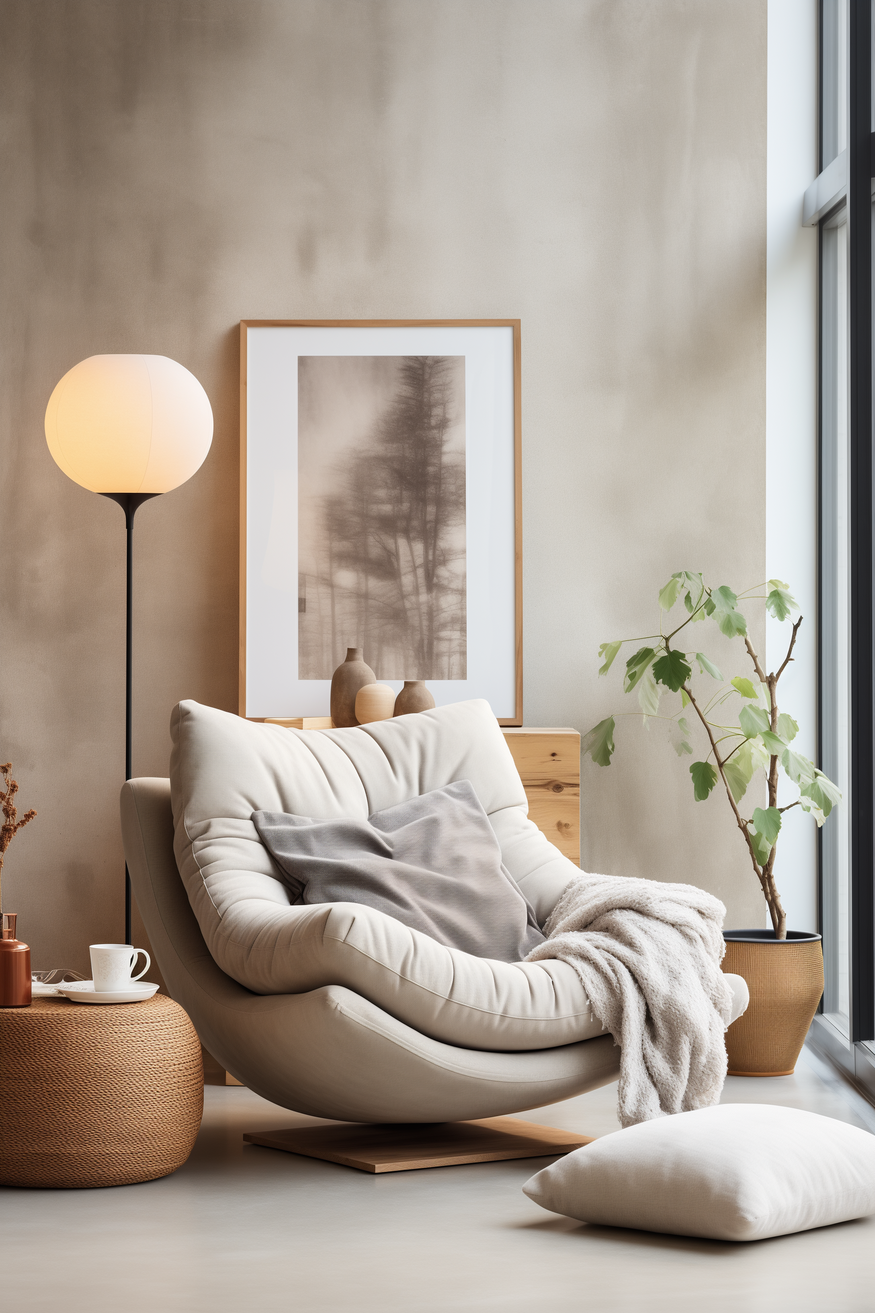 Mid-Century Modern Bouclé Sofa for Cozy & Chic Interiors