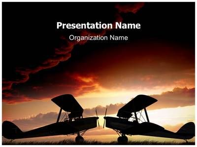 World War Planes Powerpoint Template Is One Of The Best Powerpoint Templates By Wars Powerpoint Template