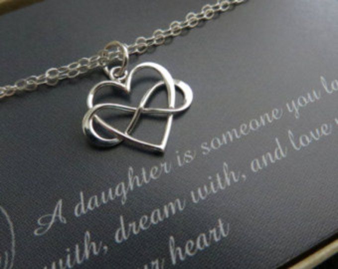 Gift For Daughter From Mom Infinity Heart Bracelet Wedding Gift For Daughter From Mom Infinity Heart Bracelet Wedding Bride Silver Rose Gold Bracelets Valentines Jewelry