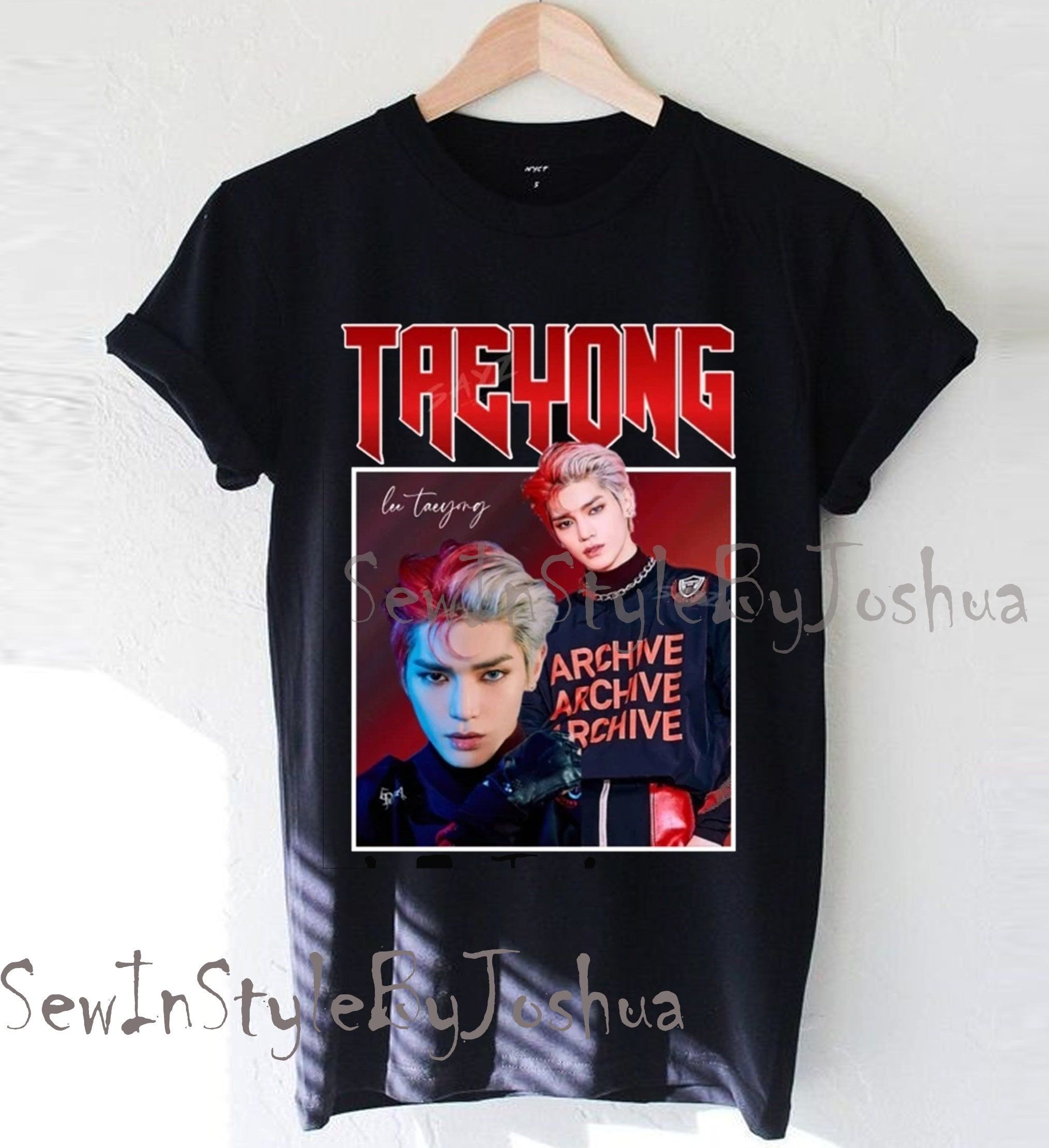 👌 M A T E R I A L S -Tshirt: -6.1-ounce, 100% cotton -Double-needle neck, sleeves, and hem; Roomy Unisex Fit -Decoration type: Digital Print -Quality: 100% soft-style combed cotton. -Sweatshirt : 50% Cotton 50% Polyester Medium-heavy fabric (8.0 oz/yd² (271.25 g/m Loose fit Sewn in label Runs true to size ❣ HOW TO ORDER → Choose your size → Choose your color → Choose your design & ink color → Make sure all your order's steps Taeyong NCT Retro shirt, NCT Dream Tshirt, Taeyong NCT Dream Kpop Rock Retro Shirts, Ink Color, Sew-in Labels, Taeyong, Nct Dream, Combed Cotton, Loose Fit, Print Quality, Unisex