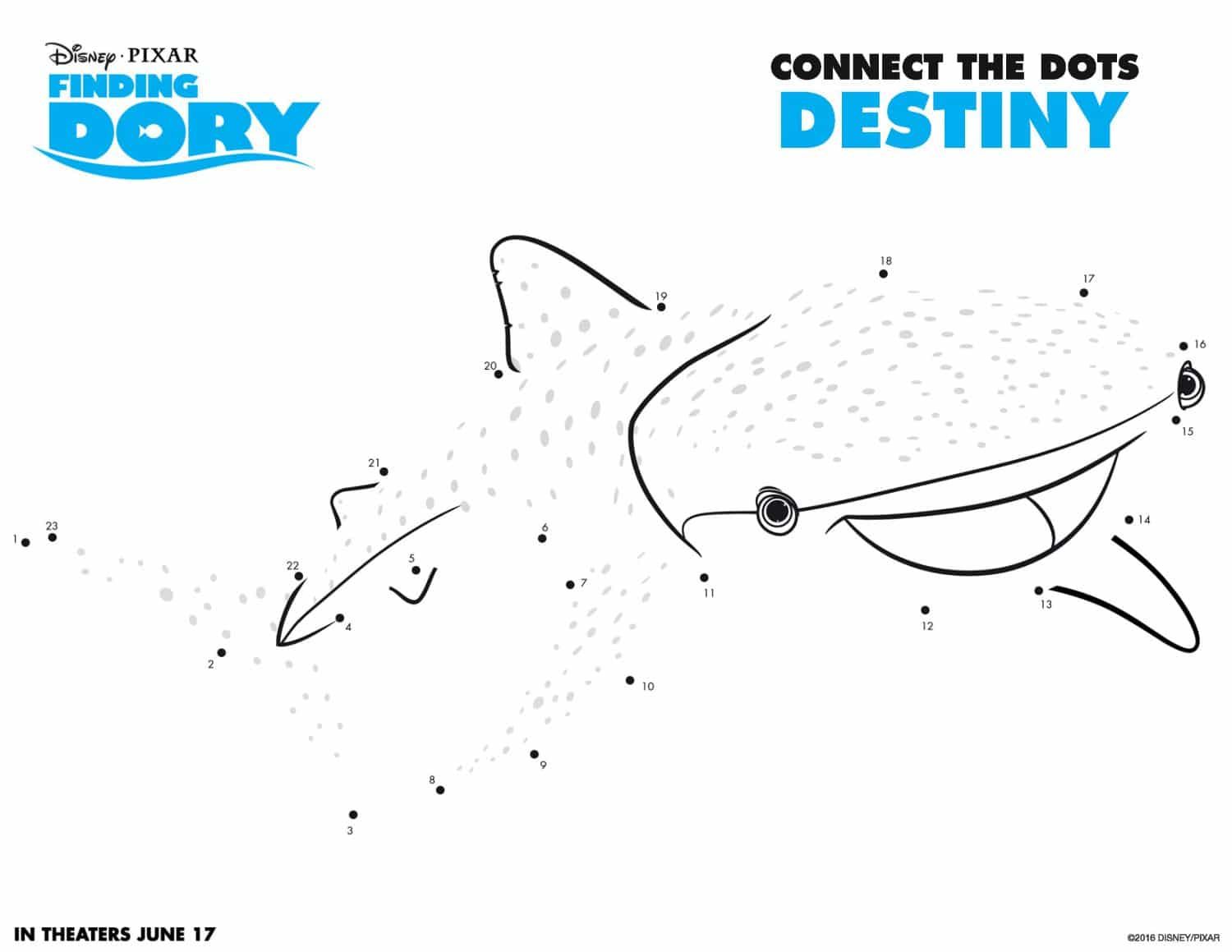 finding dory free printables finding dory free printables