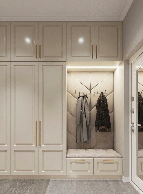 Luxury Room Bedroom, Luxury Bedroom Design, Bedroom Closet Design, Closet Decor, Luxury Rooms, Luxury Living Room, Luxurious Bedrooms, Apartment Entrance Ideas, Home Entrance Decor
