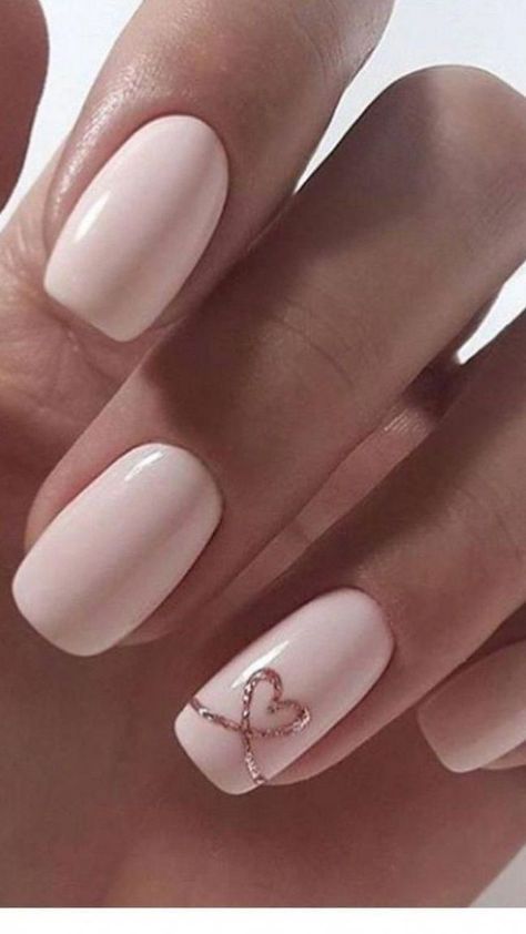 I really like these.. #acrylicnails | Heart nail designs, Heart nails