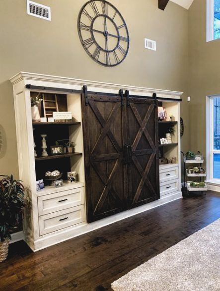 Rustic Pine Entertainment Center Barn Door Entertainment Wall Entertainment Wall Units Barn Door Entertainment Center Entertainment Wall