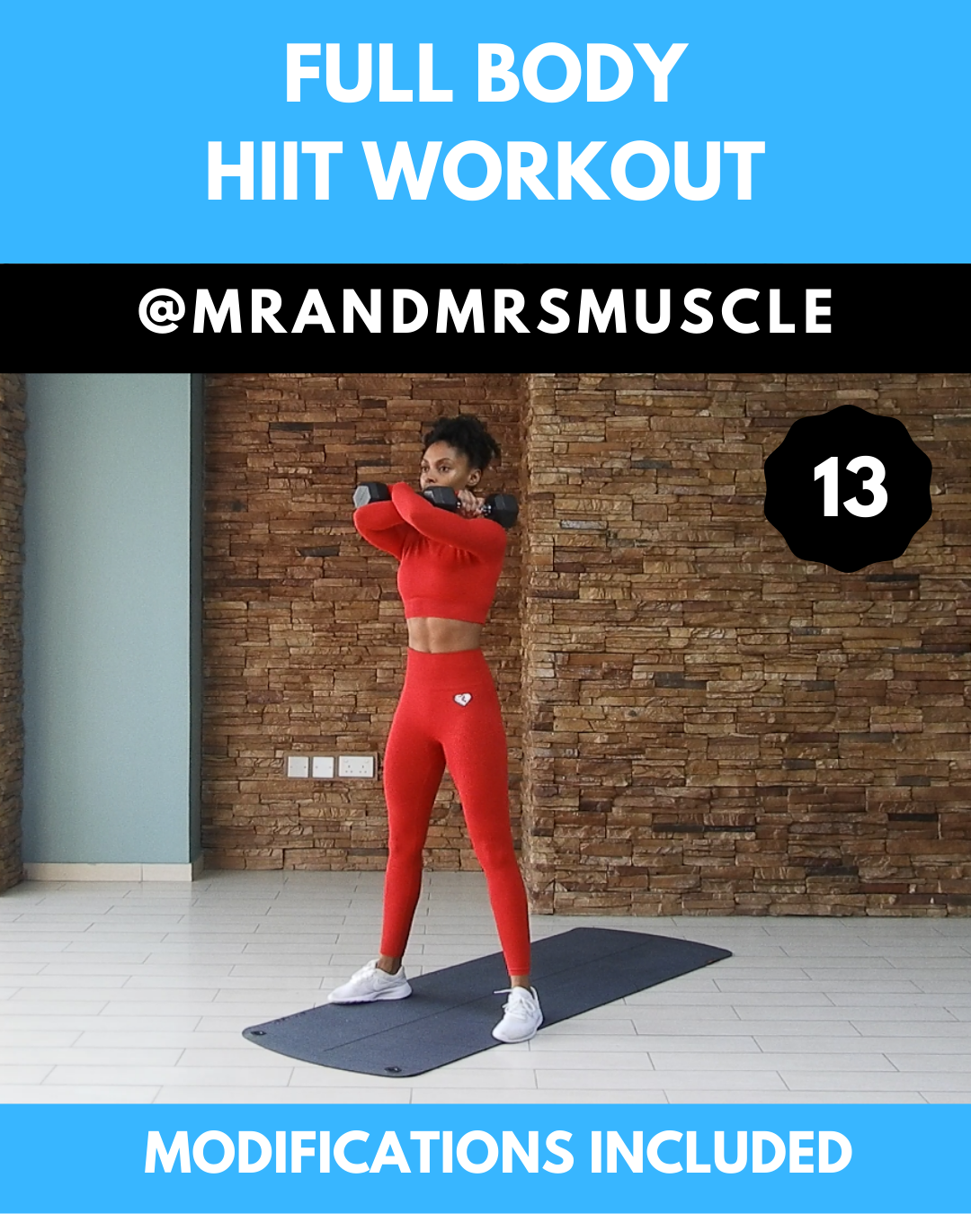 Full Body Workout - HIIT #fullbody Full body HIIT exercise with weights #fullbodyworkouts #workoutro...