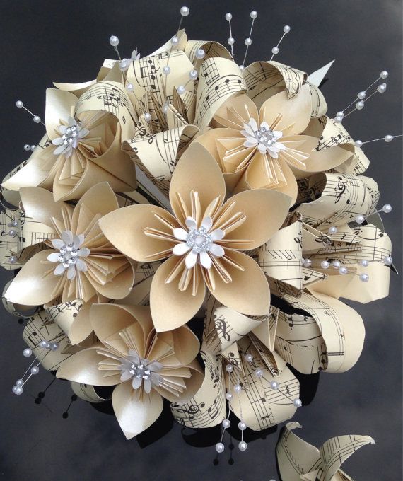 handmade paper flower bridal bouquet and grooms buttonhole made from paper flower wedding bouquet
