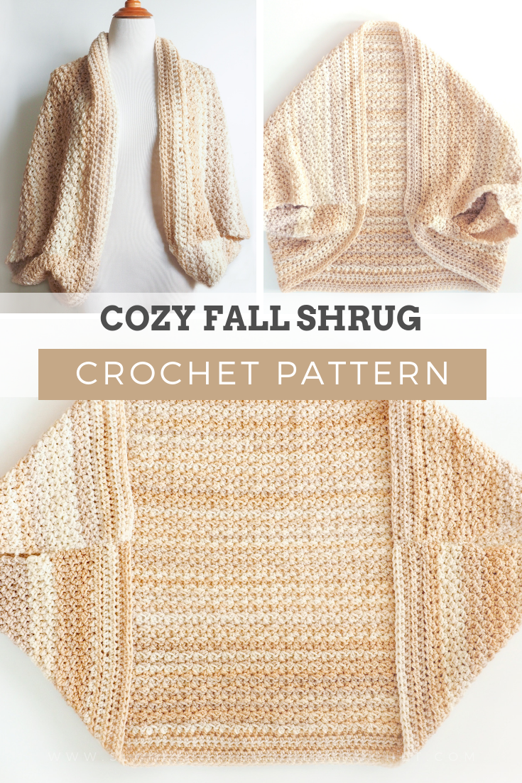 Cozy Fall Shrug Crochet Pattern • Simply Collectible Crochet