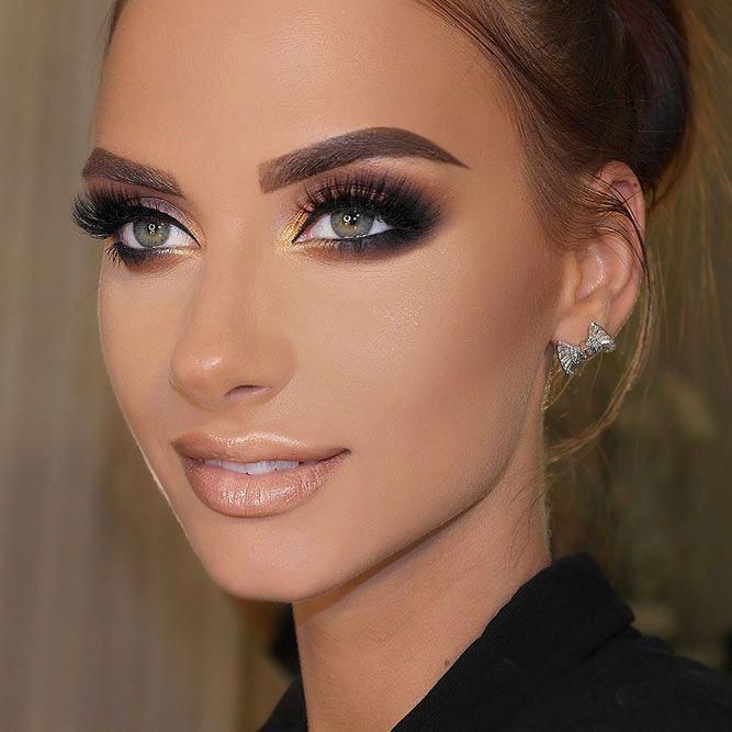 Fantastic 60+ Bridal Smokey Eye Makeup Ideas #besteyemakeup | Amazing ... Wedding Eye Makeup