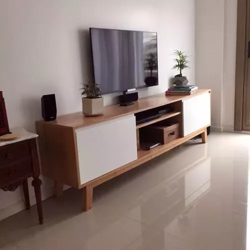 Mueble TV nórdico 136x39x49cm