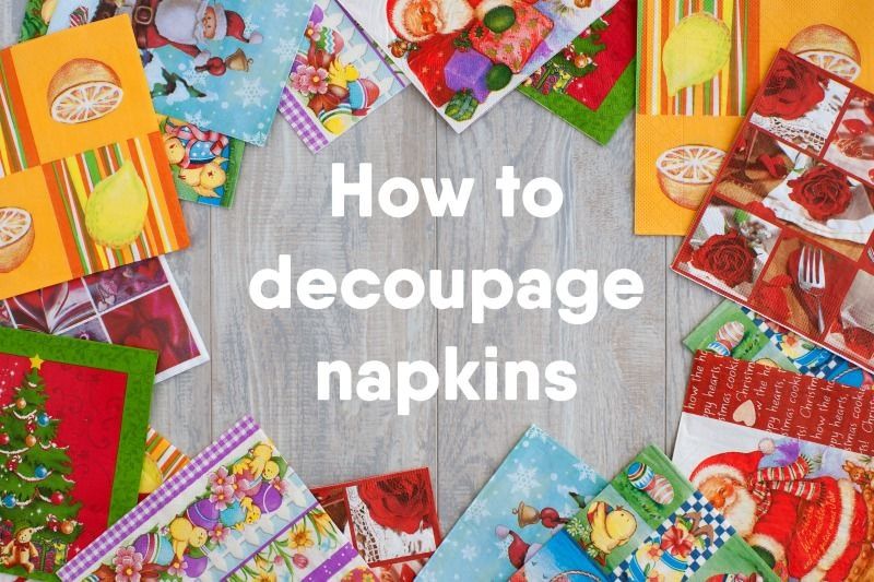 It's a lot easier to decoupage napkins to surfaces than you think! Learn how to do it with Mod Podge - tips, tricks, and a video included. Decoupage Plates, Decoupage Diy, Napkin Decoupage, Decoupage Furniture, Diy Mod Podge, Mod Podge Crafts, Modge Podge, Crafts To Sell, Diy And Crafts