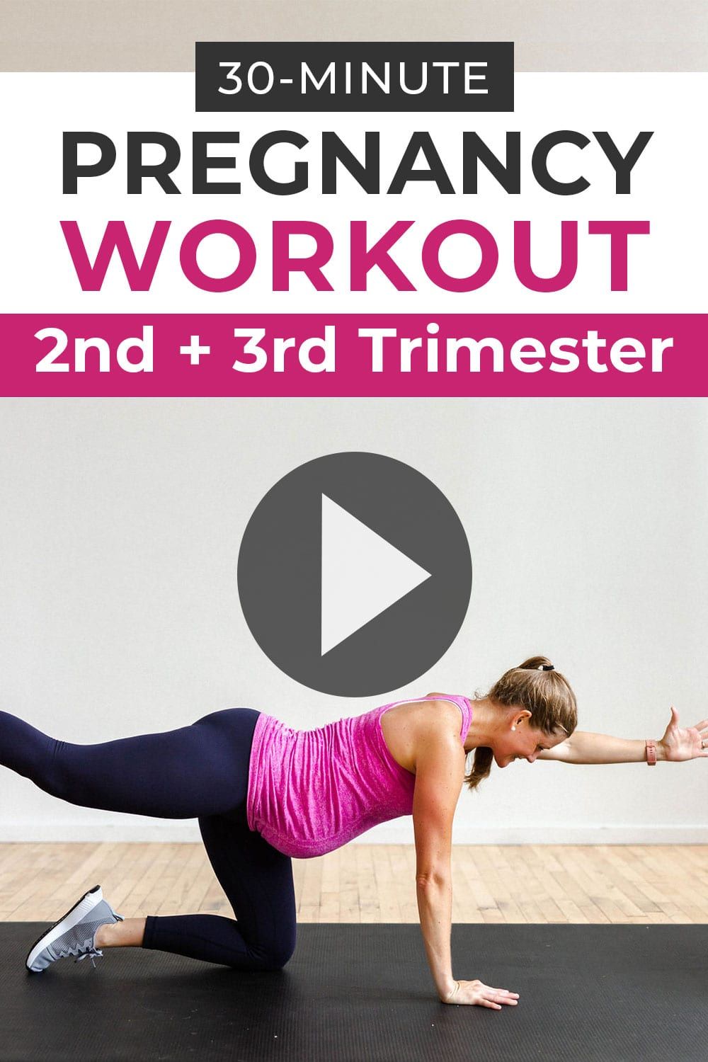 Strength train through your pregnancy with this low impact PREGNANCY