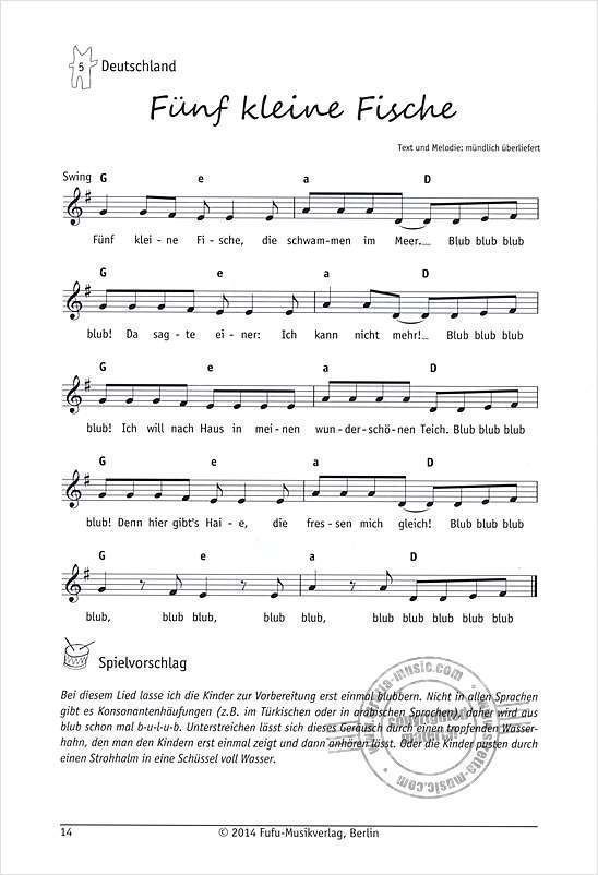 Lied 10 Kleine Fische Lied 10 Kleine Fische